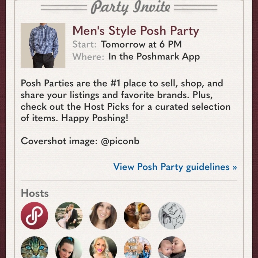 Im Hosting! Posh Party Tomorrow!